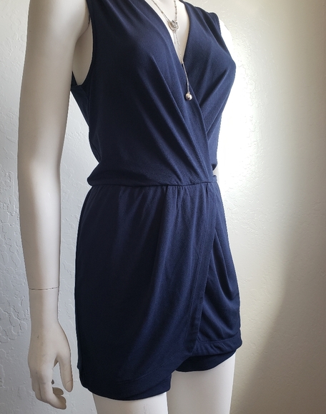 BCBGeneration Pants - ROMPER by BCBGENERATION- Navy Blue